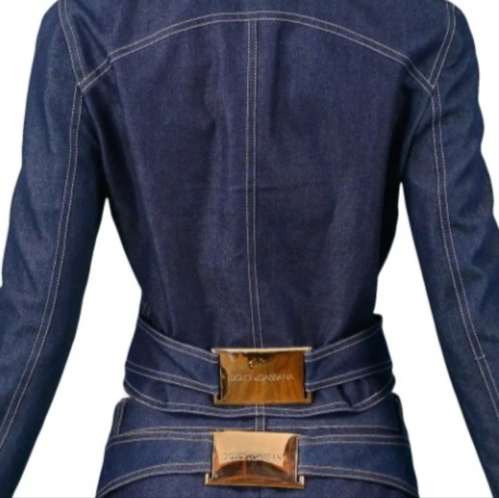 💯Authentic Dolce & Gabbana Denim Jacket Size 40 US 4